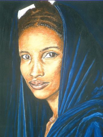 Zahila - Peinture - Flo MARTIN