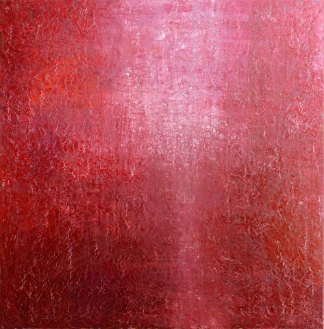 Derri�re la vitre... il y a un immense feu - Peinture - Oria
