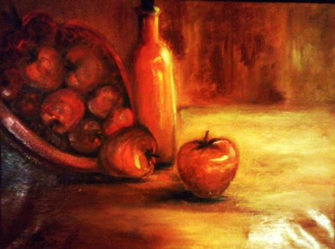 Fruits de saison - Peinture - Olfa Arfaoui