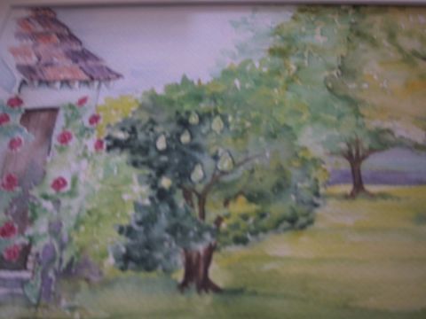 LE JARDIN  - Peinture - MARYSE WENGER