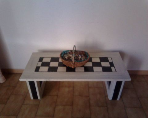  table basse style damier - Artisanat - skymel