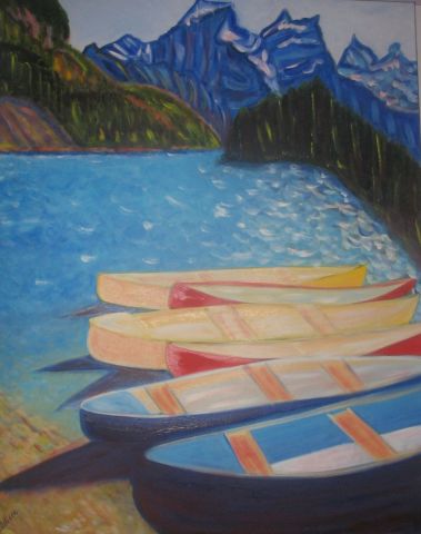 Joie matinale - Peinture - Nicole Lelievre