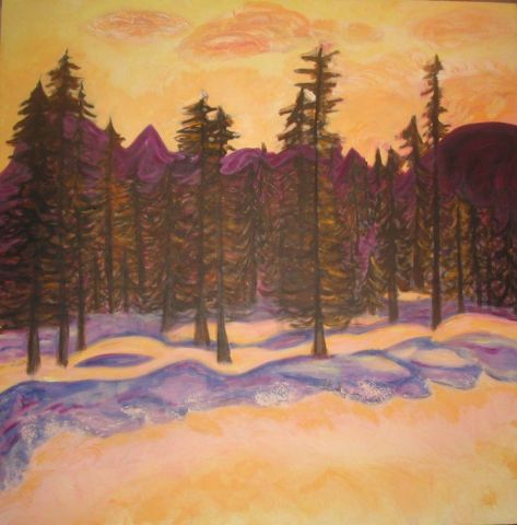 Pin�de dor�e - Peinture - Nicole Lelievre