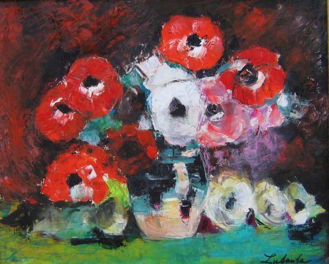 L'artiste ludmila constant - fleurs