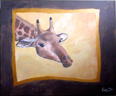 Girafe 01 - Peinture - keira S