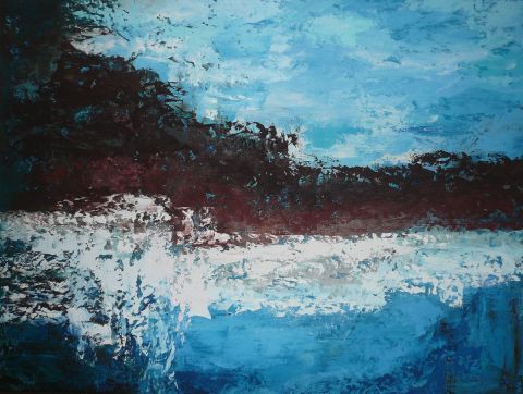 L'artiste Florence DUPRE-JAMES - Le rivage