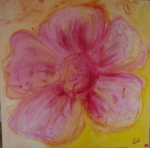 L'artiste A-del - Fleur rose