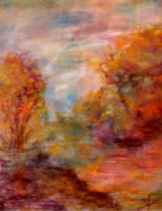 Voir le détail de cette oeuvre: automne rouge, feu, or...