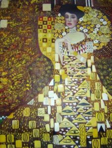 Peinture de WAN: Beauté Eternelle- hommage à Klimt