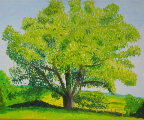 L'artiste Jean ADER - N° 096- Grand arbre 2