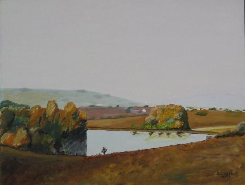 N° 015- Lomagne 41 Lac - Peinture - Jean ADER
