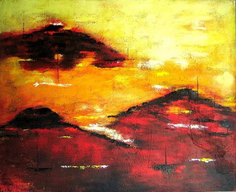volcanique - Peinture - paddy