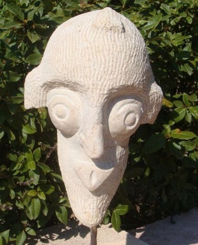 le monde de Freud - Sculpture - coeur de pierre