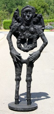 l'ange noir - Sculpture - tournesol