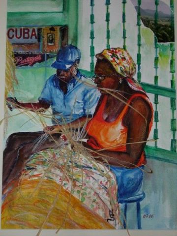 Artisans de Cienfuegos - Peinture - marie stricher