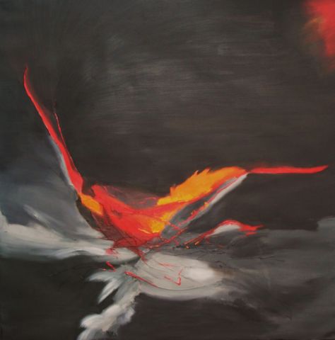 in the garden of heaven - Peinture - FABRICE FLAMAND