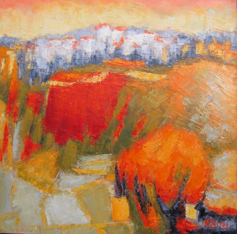 automne flamboyant - Peinture - NICOLE BILES