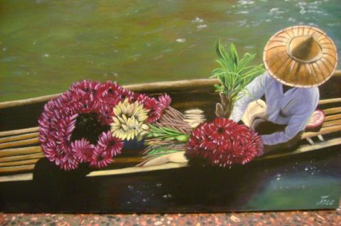 L'artiste cyclades - marché aux fleurs