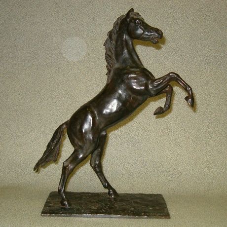 cheval arabe cabré - Sculpture - PIERRE CHAMBRY