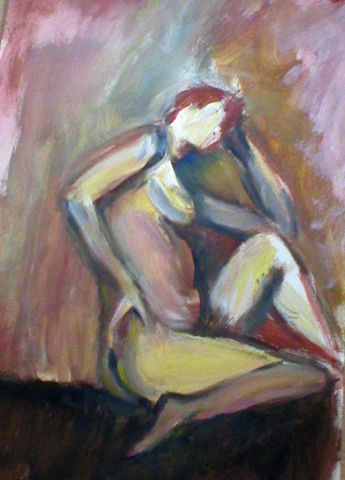 L'artiste DAISY - Esquisse  femme nue