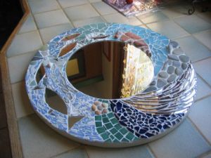 Mosaique de mirabelle: ronde des poissons
