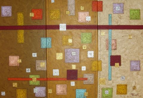 L'artiste Mireille PRECLOUX - Patchwork à Klimt