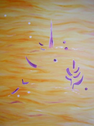 Lilas sauvage - Peinture - Catherine FALIZE