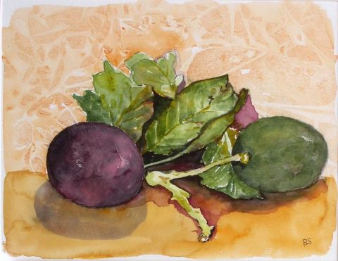 avocats - Peinture - atelier mauve