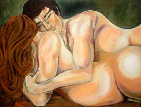 Couple n°2 - Peinture - gaelle renault 