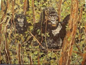 Voir cette oeuvre de Perret Olivier: gorilles en cavale