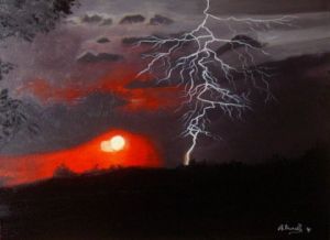 Peinture de A BRUNELLO: orage