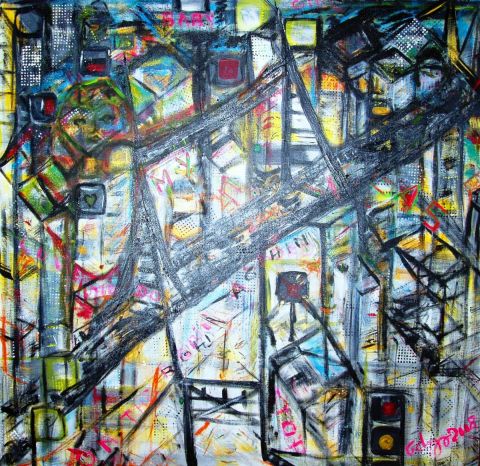 Ma City - Peinture - OD' ILE 