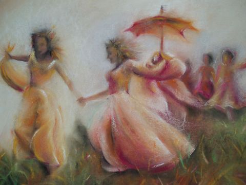 Dans les champs - Peinture - FREDERIQUE NALPAS