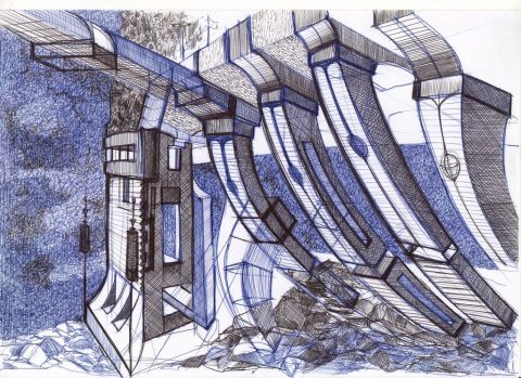 les piliers de la terre gregoire pequignot - Dessin - gregito