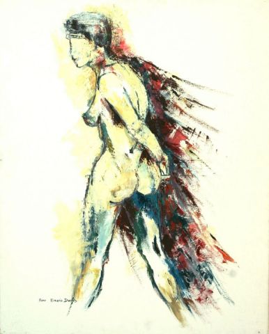 femme femme 2002 - Peinture - bruic-depes