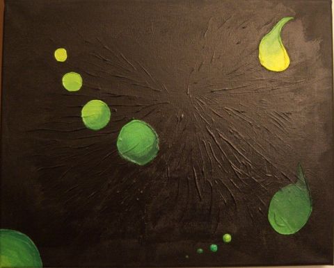 Espace vert - Peinture - Julym