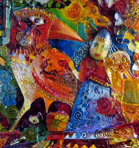 OISEAU - Peinture - OXANA ZAIKA