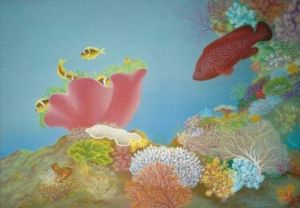Voir cette oeuvre de Francoise Valentin: Le jardin sous la mer