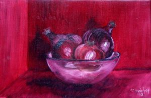 Voir cette oeuvre de Marie-Christine Meicher: Oignons rouges