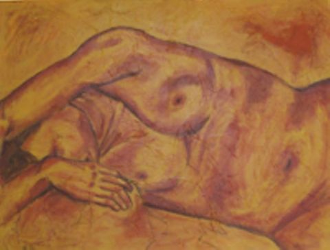 L'artiste nadia girouf - Femme pariétale 2 (la sieste),