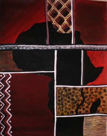 L'artiste Tiffanie - Aux couleurs de l'Afrique