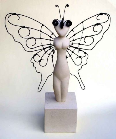 L'artiste Pian - Femme papillon