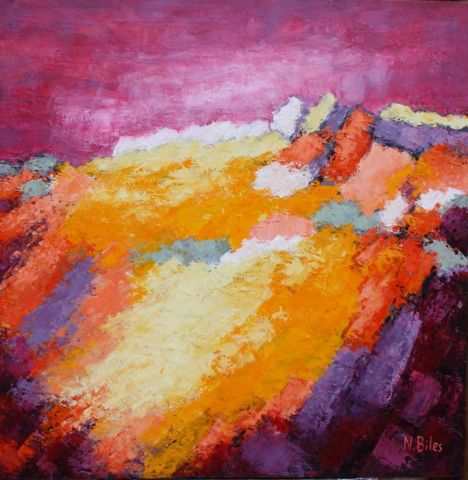 PAYSAGE D'ICI OU D'AILLEURS - Peinture - NICOLE BILES