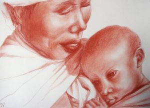 Voir cette oeuvre de mng: maternité africaine