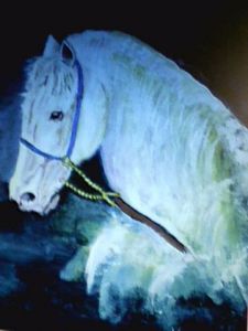 Voir cette oeuvre de marc Maillard: cheval blanc