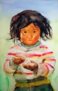 Voir le détail de cette oeuvre: Enfant Tibetain
