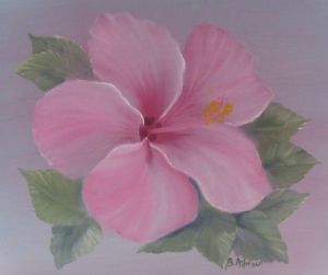 Voir cette oeuvre de bchira arfaoui: hibiscus rose