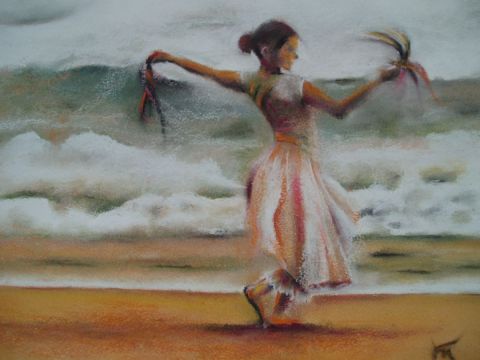 Ecume - Peinture - FREDERIQUE NALPAS