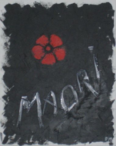 maori - Peinture - Frederic Montel
