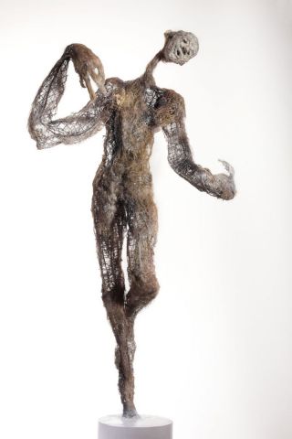 homme-oiseau - Sculpture - Breval
